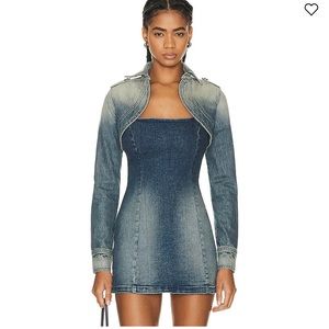 NWT EB Denim Bolero Jacket S